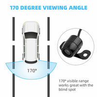 170 Angle Car Reverse Camera Waterproof Rear View Backup Parking With IR Night Vision