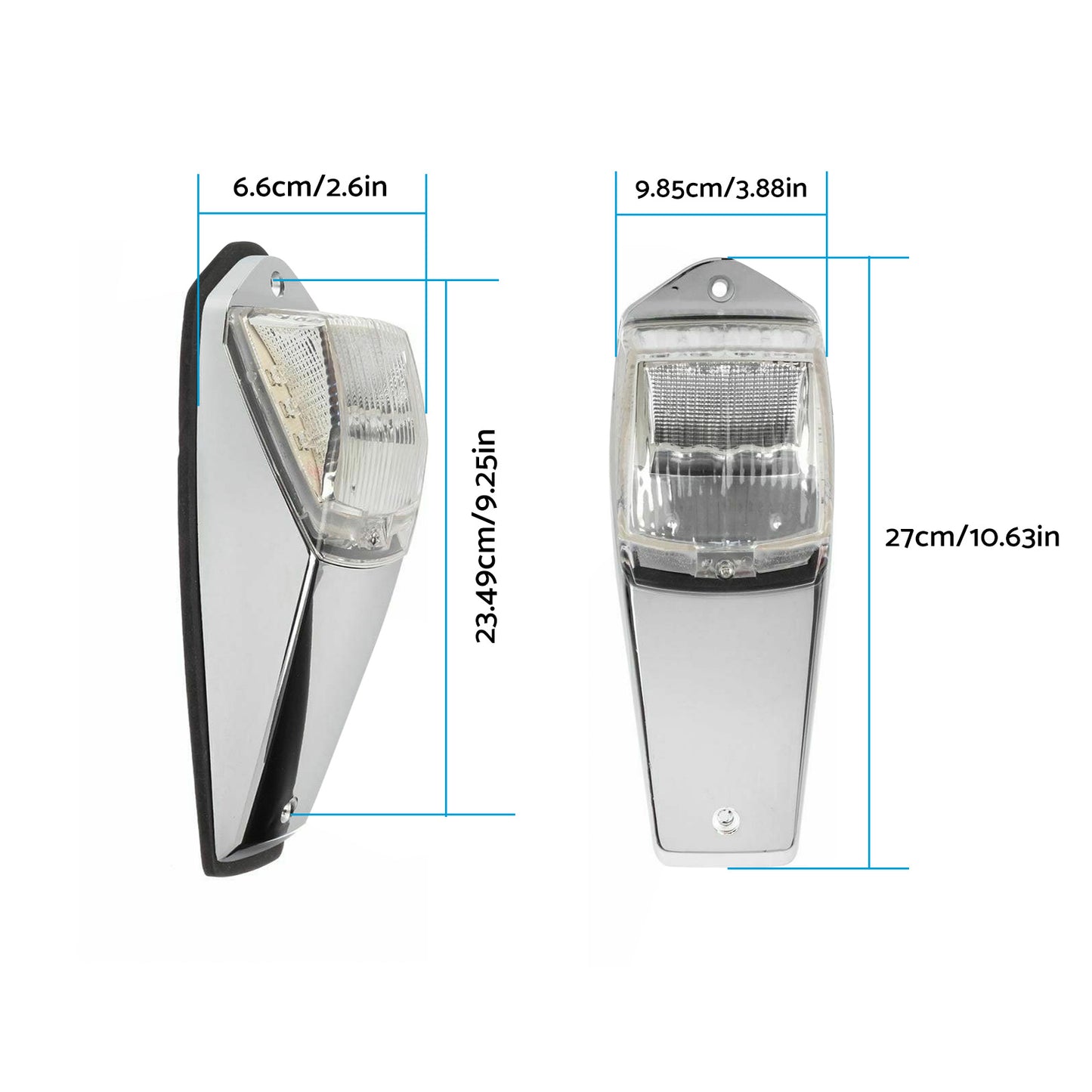 5pcs 12V LED Cab Marker Top Roof Light Suitable For Trucks Peterbilt Kenworth