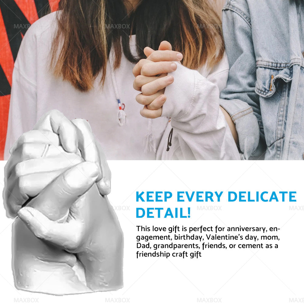 {{ 3D KEEPSAKE HANDS DIY CASTING KIT ART 1400G White Clone Model Powder for Adults }} - Buy Car Parts Online at {{ Kaka Auto Parts }}.