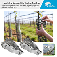 {{ 10PCS or SET INLINE RATCHET STRAINER FOR TENSIONING FENCE WIRE TENSIONER }} - Buy Car Parts Online at {{ Kaka Auto Parts }}.