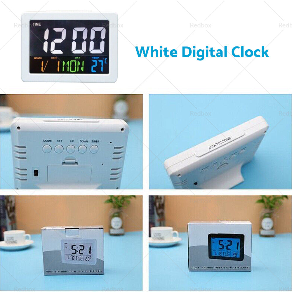 {{ Digital Home Large Big Jumbo LED Wall Desk Clock With Calendar Temperature AU }} - Buy Car Parts Online at {{ Kaka Auto Parts }}.
