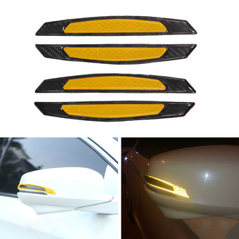compare product Reflective Carbon Fiber Car Door Edge Guard Bump Protector Sticker Universal