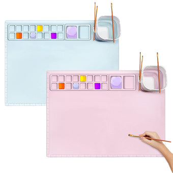 compare product Silicone Art Mat Non-Stick Suitable For Resin Casting Crafts Painting Clay and Play