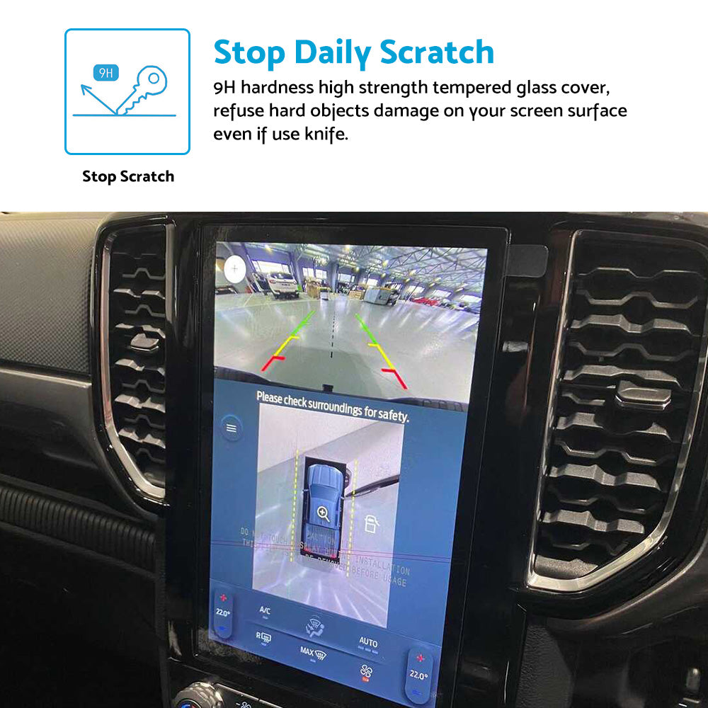 Tempered Glass Screen Protector Suitable For Ford Ranger Everest Wildtrak 12in