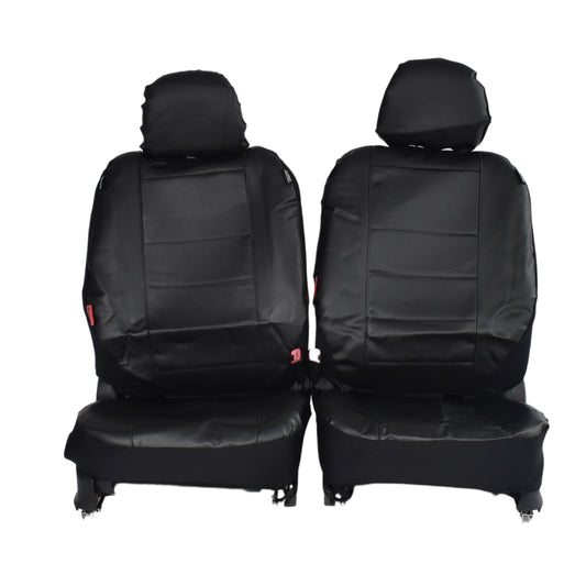 Leather Look Seat Covers Black Suitable For Mazda BT-50 Single Cab 2011-2020