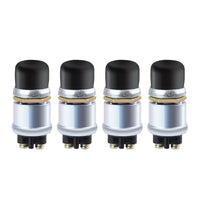 4x 12V Car Ignition Push Button Switch Suitable For Engine Start Track Vehicles Heavy Duty