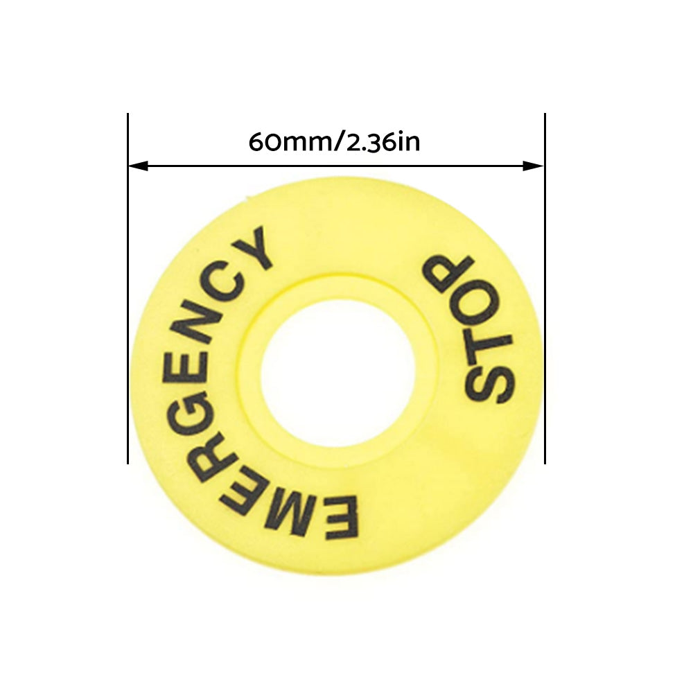 Emergency Stop Push Button Switch 2x Red Mushroom Suitable For Industrial or Automotive Use