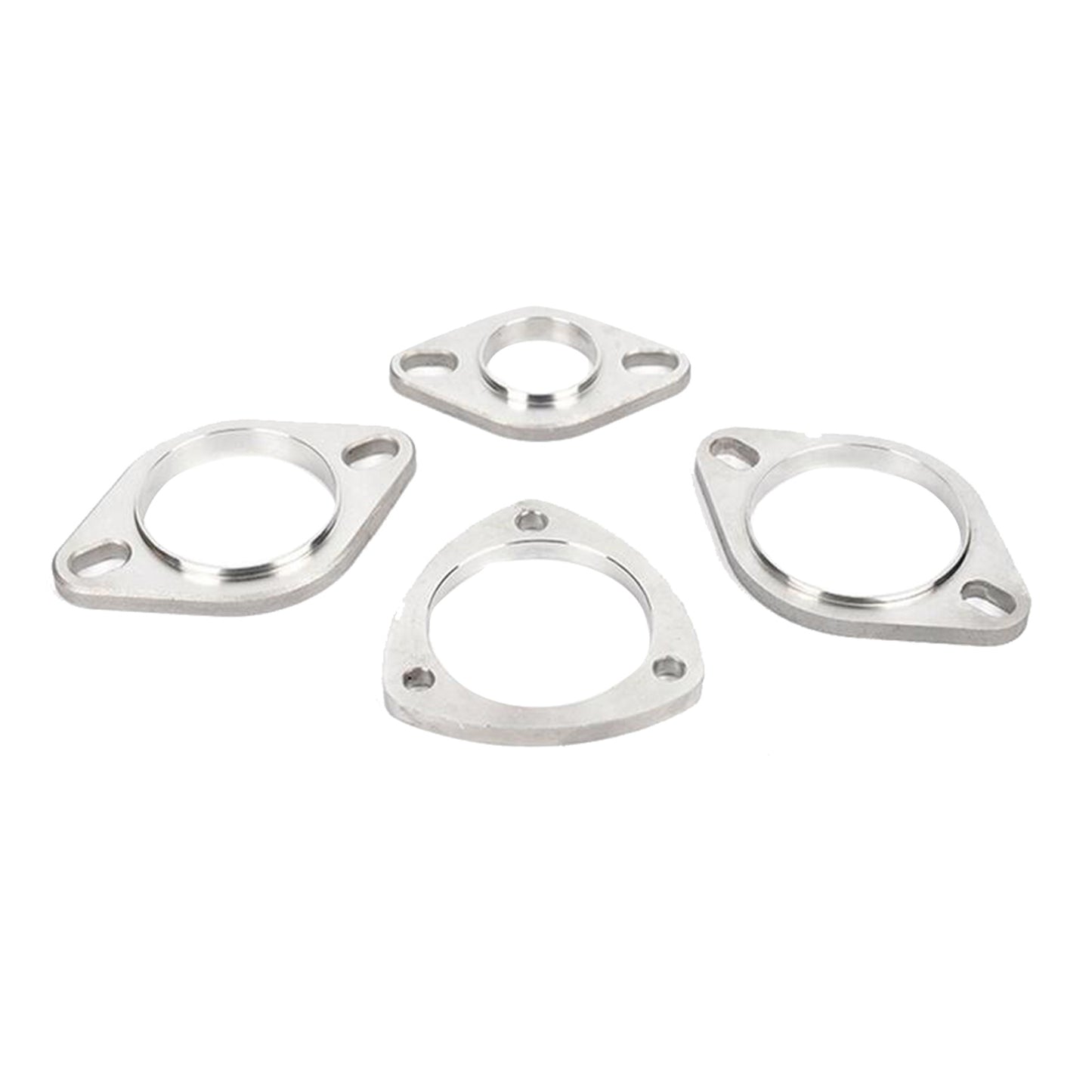 {{ Universal Exhaust Flange Plate Set 304 Stainless Steel 2.5" 63mm 3 Bolt Gasket }} - Buy Car Parts Online at {{ Kaka Auto Parts }}.