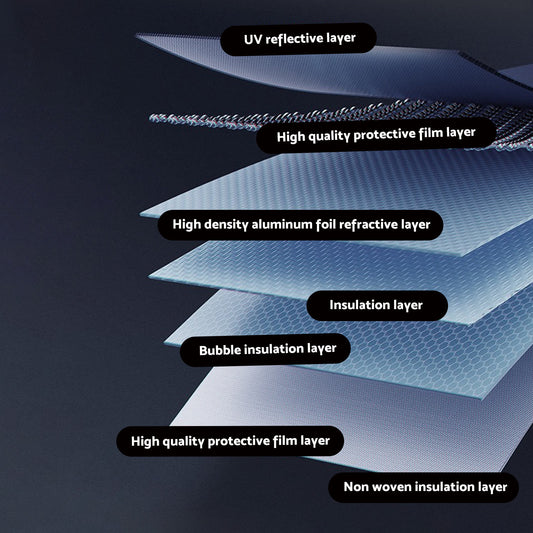 1x Front Windscreen Sunshade Suitable For Mitsubishi Outlander 4th Gen GN 21-