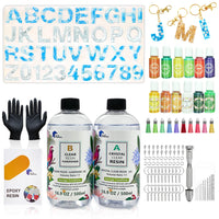 Epoxy Resin 1:1 AB Kit Craft Coating UV Color Pigment Paste Liquid Silicone Mold