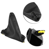 {{ Set Handbrake  and  T-Bar Boot Cover Black Leather for Ford Falcon FG FG-X 2008~2018 }} - Buy Car Parts Online at {{ Kaka Auto Parts }}.