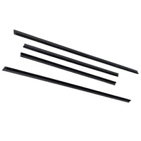 4Pcs Door Seal Weatherstrip Kit Black Rubber Suitable For Honda Jazz 2008-2013