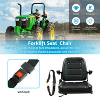 {{ Tractor Seat Forklift Excavator Universal Suspension Backrest Truck Chair Adjust }} - Buy Car Parts Online at {{ Kaka Auto Parts }}.