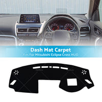 {{ Dash Mat For Mitsubishi Eclipse Cross 2017-New with HUD Dashboard Cover Black }} - Buy Car Parts Online at {{ Kaka Auto Parts }}.