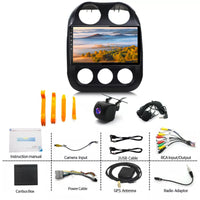 Carplay 10in Car Stereo Radio Suitable For Jeep Compass 09-16 Apple Carplay Android 13