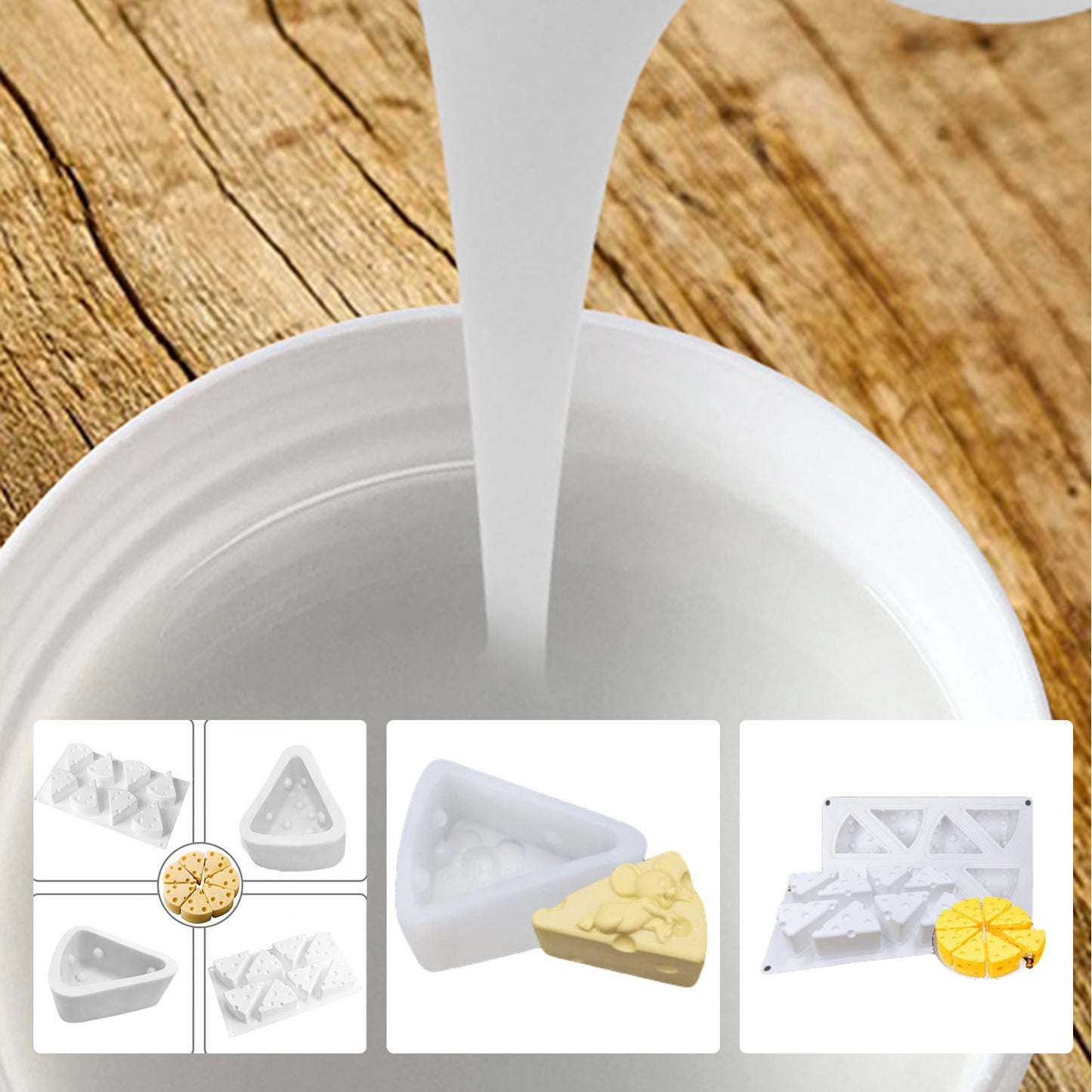 Snowflake Silicone Pendant Mold Making Jewelry Resin Necklace Mould Craft DIY 3D