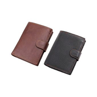 compare product RFID Blocking Slim Leather Trifold Wallet With Credit Card Holder Suitable For Men