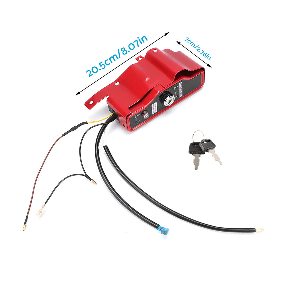 Ignition Switch Key Panel with Electric Start Suitable For Honda GX340 11HP / GX390 13HP Engine