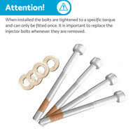 Injector Bolts and Seals Kit 4x Suitable For Mercedes Diesel Sprinter Vito M646