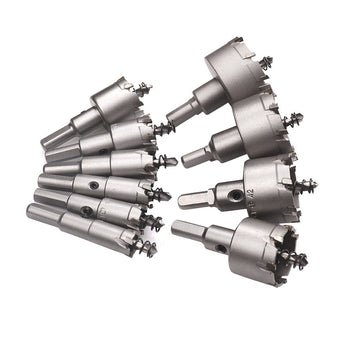 compare product TCT Carbide Tip Hole Saw Drill Bit Suitable For Stainless Steel Cutting 16-53mm