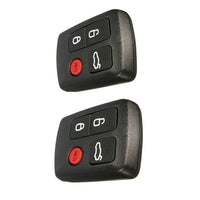 2x 4-Button 433MHz Remote Car Key Suitable For Ford Territory SX, XR6, XR8, Falcon BA / BF