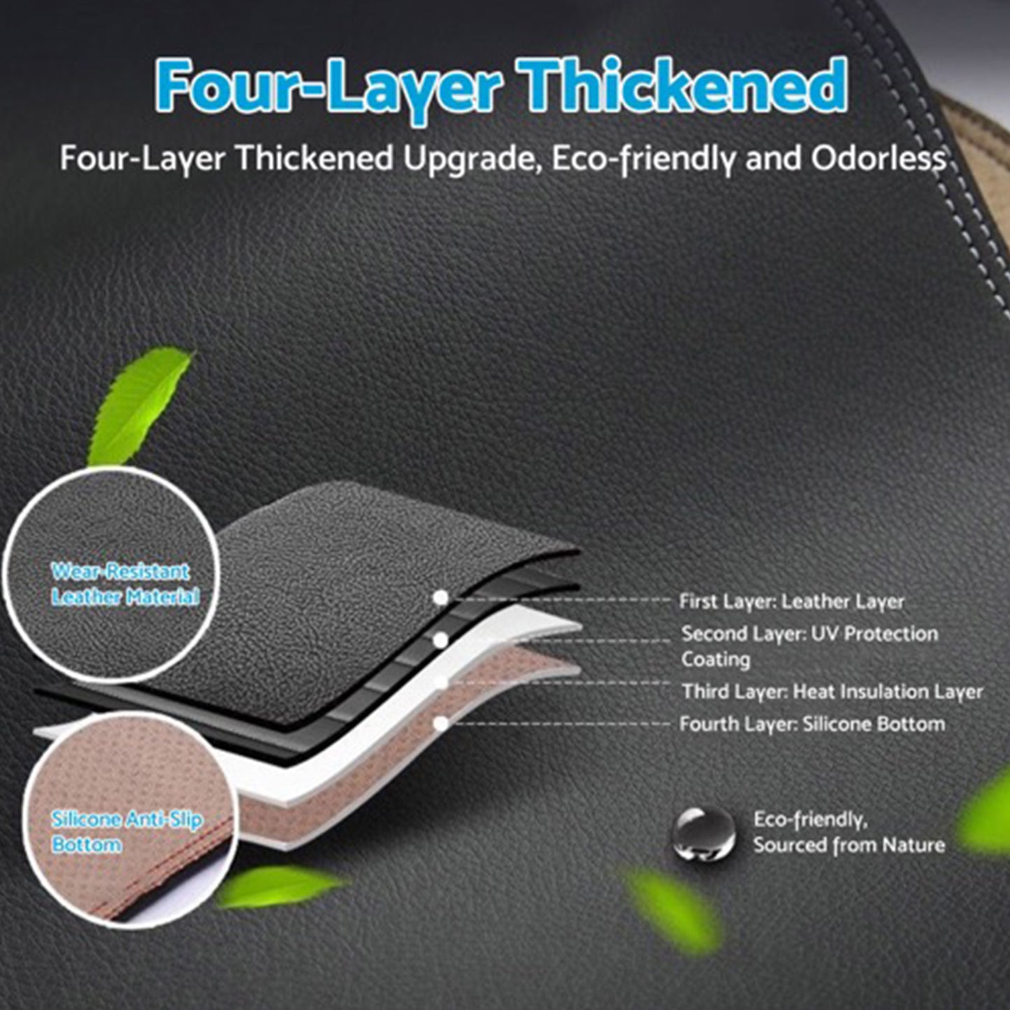 Dash Mat Dashboard Cover Microfiber Leather Suitable For GWM Tank 300 2023-2025