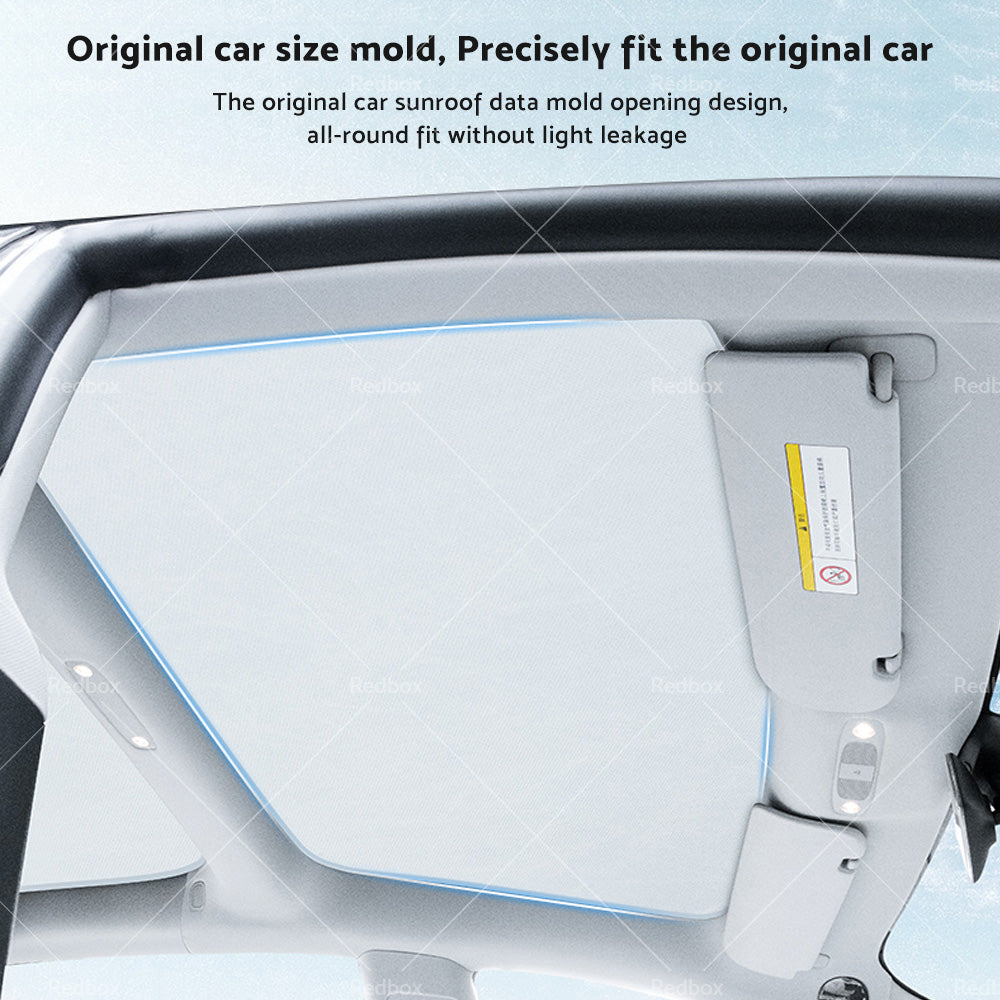 {{ For Tesla Model 3 Glass Roof Sunshade Front Rear Sunroof Window UV Cover 19-2021 }} - Buy Car Parts Online at {{ Kaka Auto Parts }}.