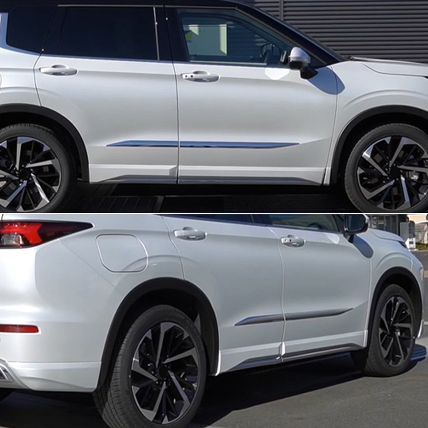 {{ Side Door Body Molding Trim Cover Chrome Suitable For Mitsubishi Outlander 2024+ }} - Buy Car Parts Online at {{ Kaka Auto Parts }}.