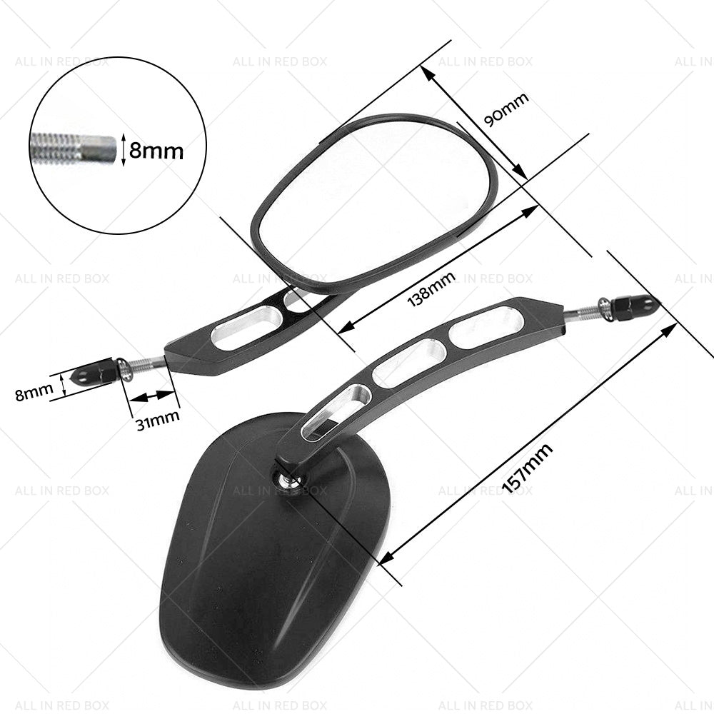 {{ Motorcycle Rearview Mirrors Suitable For Harley Davidson Electra Glide Dyna }} - Buy Car Parts Online at {{ Kaka Auto Parts }}.