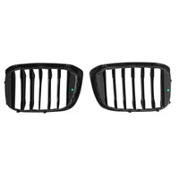 Front Bumper Grill Grille Suitable For BMW X3 G01 X4 G02 2018-2021 Gloss Black
