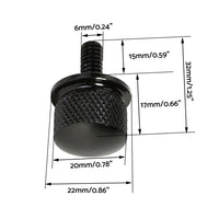 Seat Bolt Tab Screw Mount Knob Cover Suitable For Harley Sportster, Dyna & Softail
