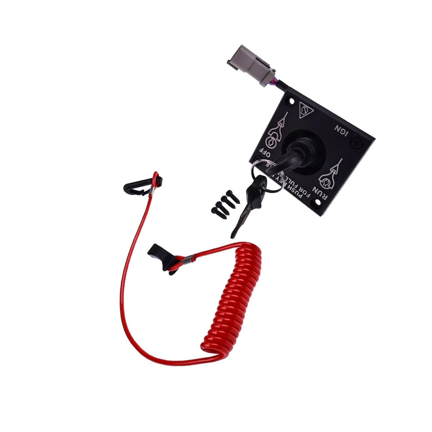 Ignition Key Switch Panel Suitable For Evinrude Johnson BRP OMC 176408 0176408