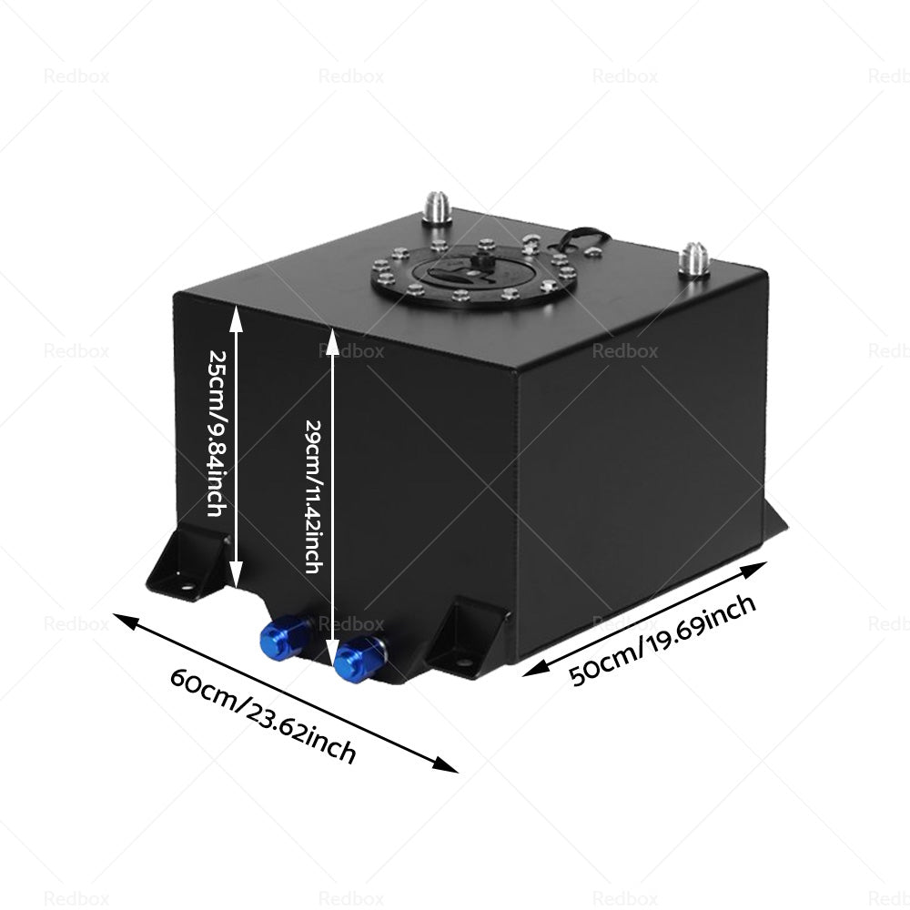 {{ 20 Gallon   80 Litre Black Aluminum Fuel Cell w Sending Unit }} - Buy Car Parts Online at {{ Kaka Auto Parts }}.