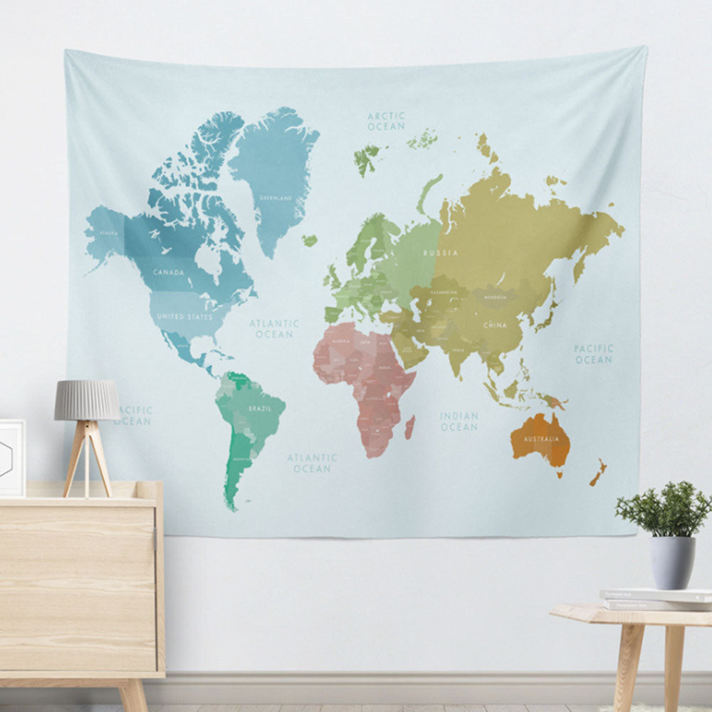 {{ MAP OF THE WORLD LAMINATED LARGE POSTER 130*150CM / 200*150CM FLAGS WALL PRINT }} - Buy Car Parts Online at {{ Kaka Auto Parts }}.
