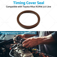 {{ KUN16-1KDFTV Timing Cover Seal Suitable for Toyota Hilux KUN16 3. 0 Litre 05-15 }} - Buy Car Parts Online at {{ Kaka Auto Parts }}.