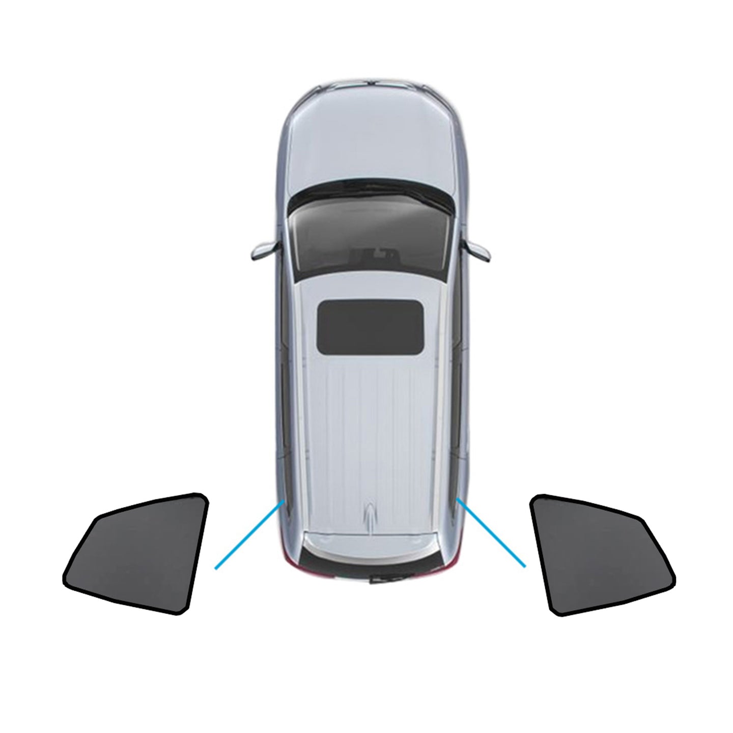 {{ Car Window Sun Shades Magnetic Mesh Sun Blind Suitable for BMW X3 F97 2017-On }} - Buy Car Parts Online at {{ Kaka Auto Parts }}.