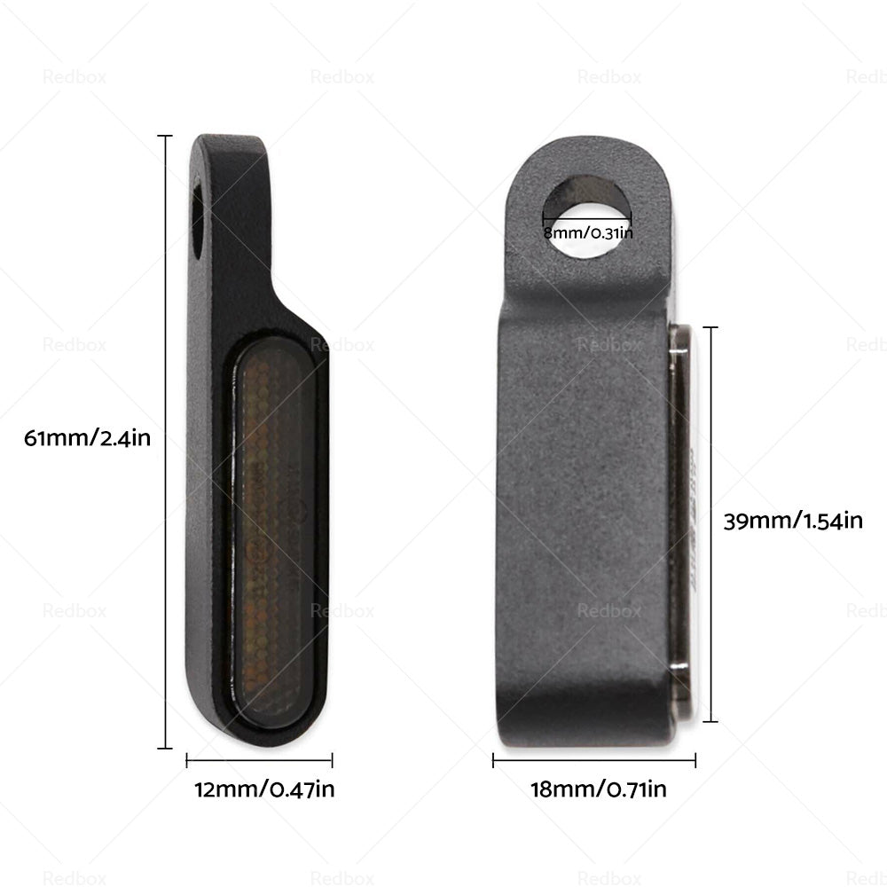 {{ 2X Black Motorcycle LED Mini Turn Signal Blinker Light Amber For Harley Davidson }} - Buy Car Parts Online at {{ Kaka Auto Parts }}.