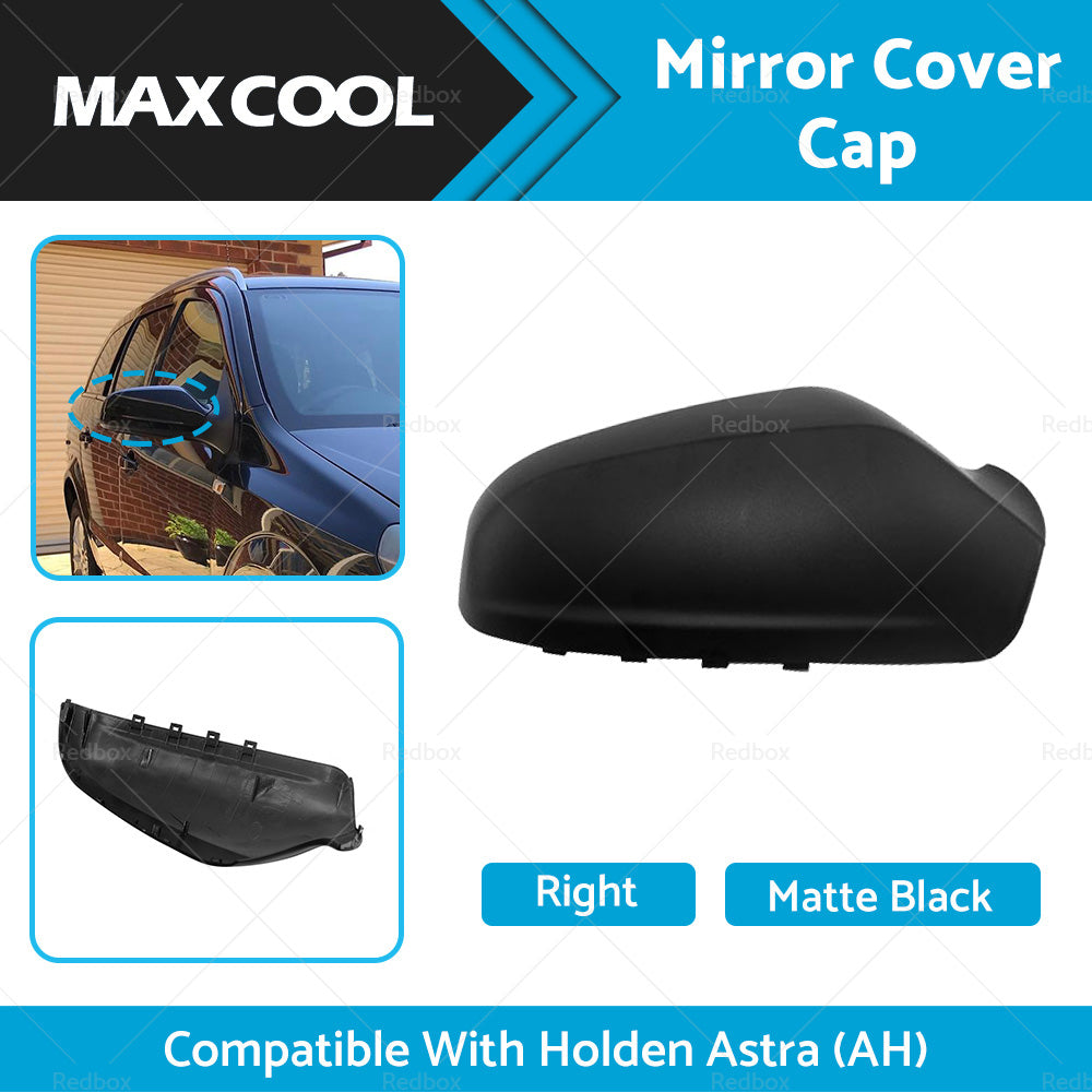 {{ Right Side Matte Black Mirror Cover Cap Suitable For Holden Astra  AH  2005-2009 }} - Buy Car Parts Online at {{ Kaka Auto Parts }}.
