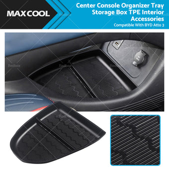 compare product Center Console Organizer Tray Storage Box TPE Interior Suitable For BYD Atto 3