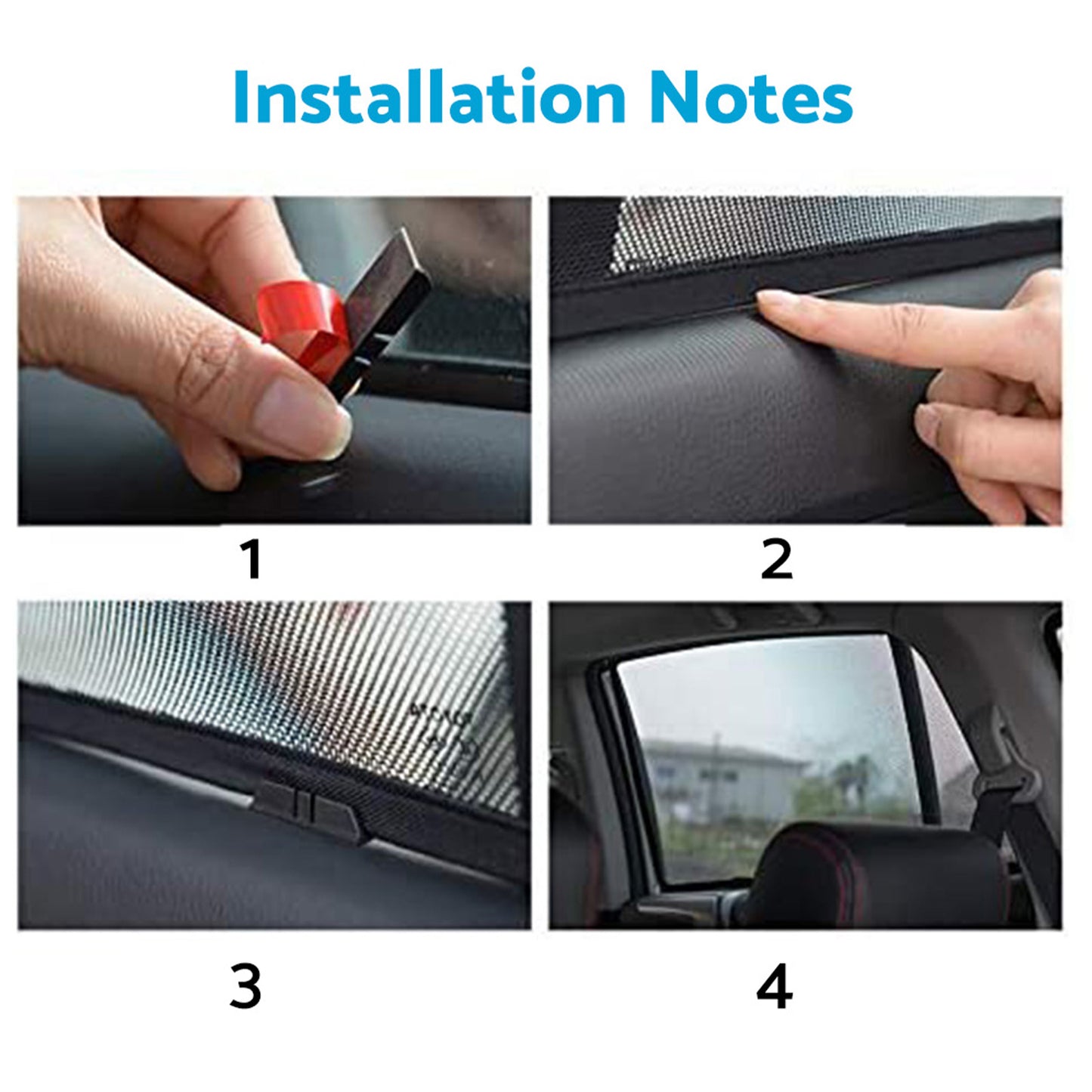 {{ Window Sun Shades Magnetic Mesh Accessories Suitable for Mercedes-Benz GLA 20-On }} - Buy Car Parts Online at {{ Kaka Auto Parts }}.