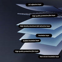 1Pcs Front Windscreen Sun Shade Sliver Suitable For BYD Shark 6 Ute 1.5 2024 on