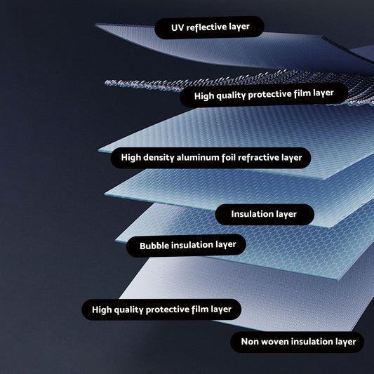 1Pcs Front Windscreen Sun Shade Sliver Suitable For BYD Shark 6 Ute 1.5 2024 on