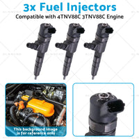 {{ 3x Fuel Injectors Suitable for 4TNV88C 3TNV88C Engine 129A00-53100 0445110463 }} - Buy Car Parts Online at {{ Kaka Auto Parts }}.