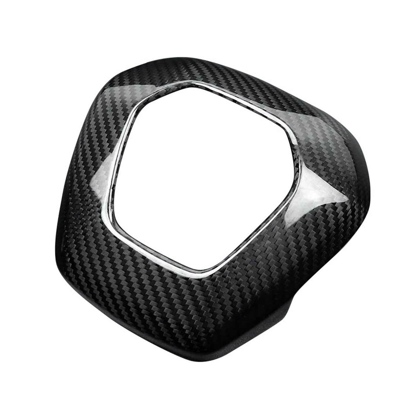 Overlay Real Carbon Fiber Steering Wheel Center Cover Suitable For Corvette C8 2020-2025