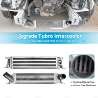 {{ Upgraded Intercooler Fit HyundaiI iload iMax TQ 2. 5 Turbo Diesel 2008-2012 100MM }} - Buy Car Parts Online at {{ Kaka Auto Parts }}.