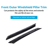 {{ Windshield A Pillar Trim Suitable For Hyundai Veloster 12-17 861702V000 LH RH }} - Buy Car Parts Online at {{ Kaka Auto Parts }}.