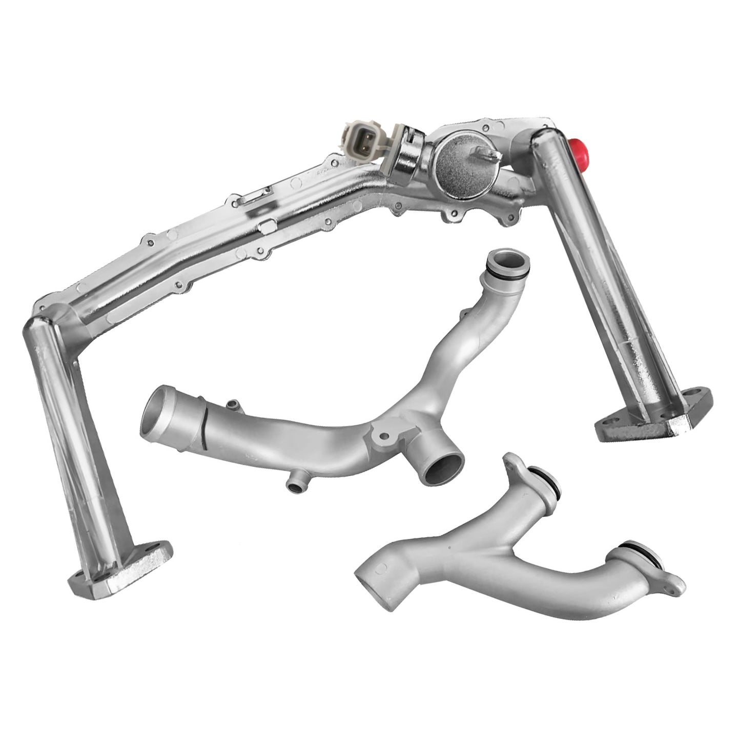 {{ Upgraded Aluminum Coolant Water Pipe Kit Suitable for Land Rover Range Rover 3L }} - Buy Car Parts Online at {{ Kaka Auto Parts }}.