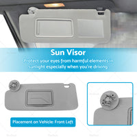 {{ Sun Visor Passenger Left Side Suitable For Holden Barina TM 2011-2018 9532750 }} - Buy Car Parts Online at {{ Kaka Auto Parts }}.