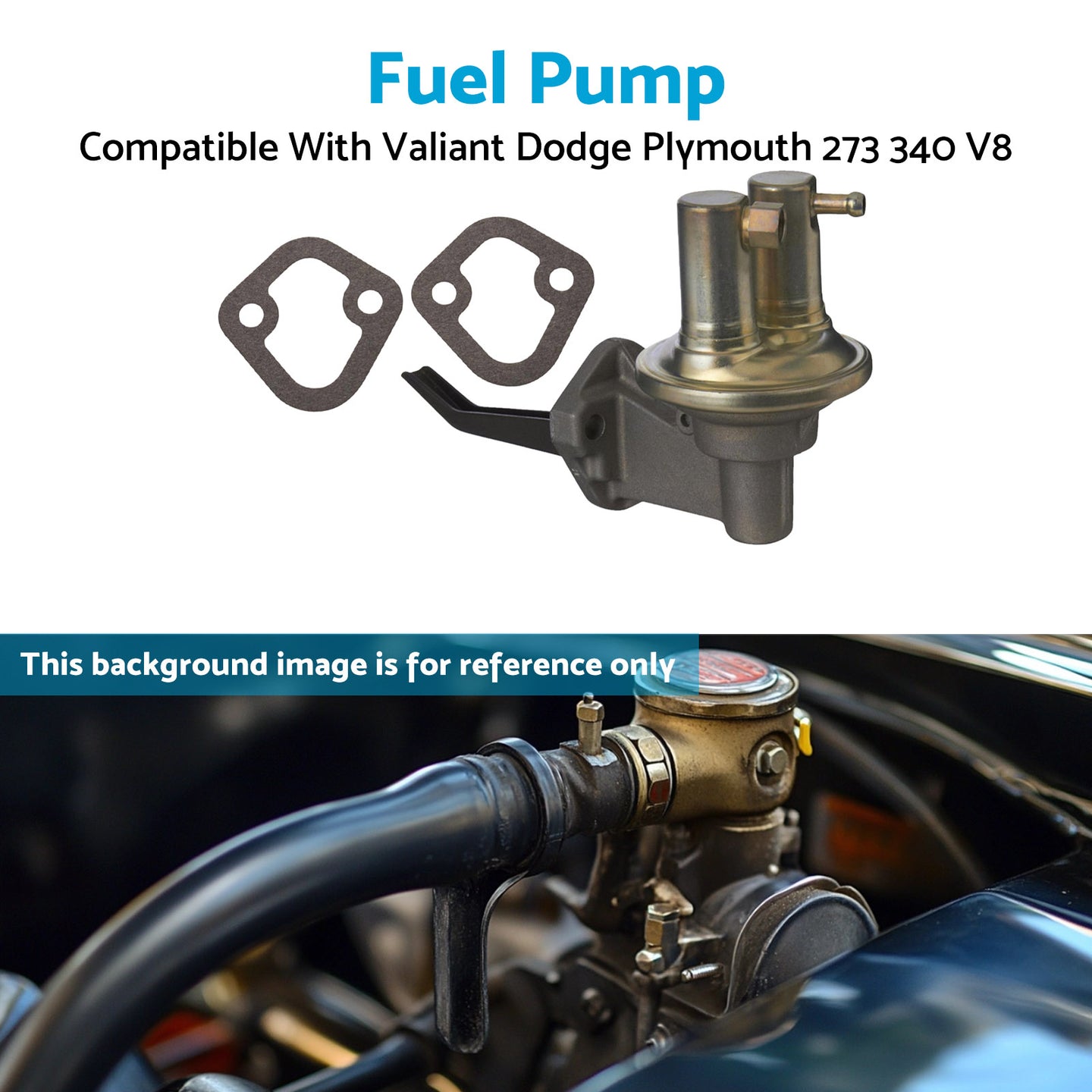 {{ Fuel Pump Suitable For Dodge Challenger Coronet Chrysler Valiant VC 273 318 V8 }} - Buy Car Parts Online at {{ Kaka Auto Parts }}.
