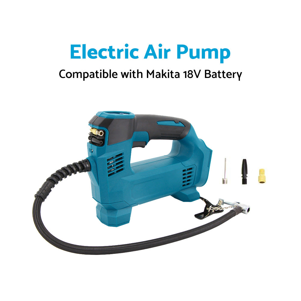 {{ Cordless Digital Tyre LED Inflator Pump Tool Suitable For Makita 18V Battery }} - Buy Car Parts Online at {{ Kaka Auto Parts }}.